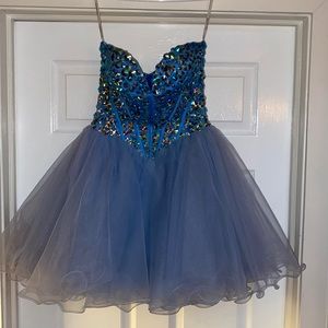 Sherri Hill dress Worn for Sweet 16 once Small tear in the top layer see pic